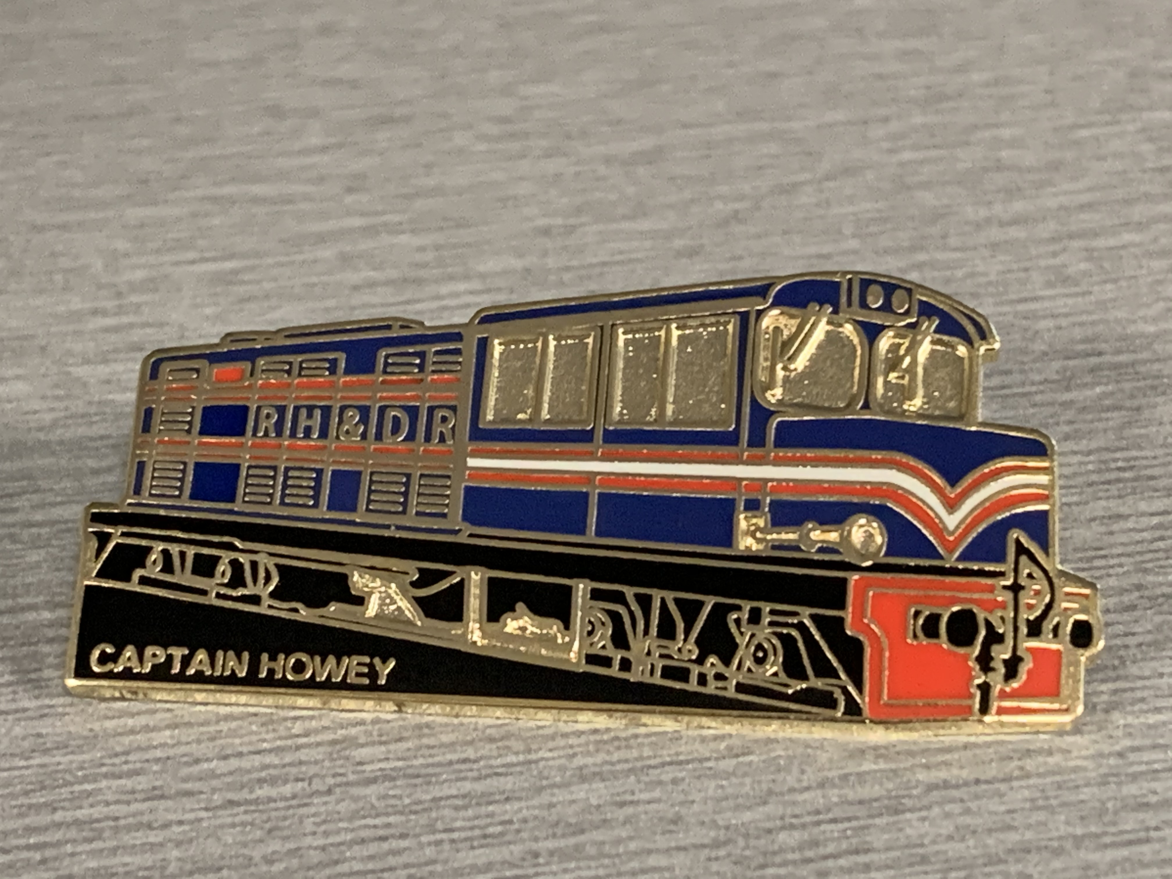 Captain Howey Locomotive Badge